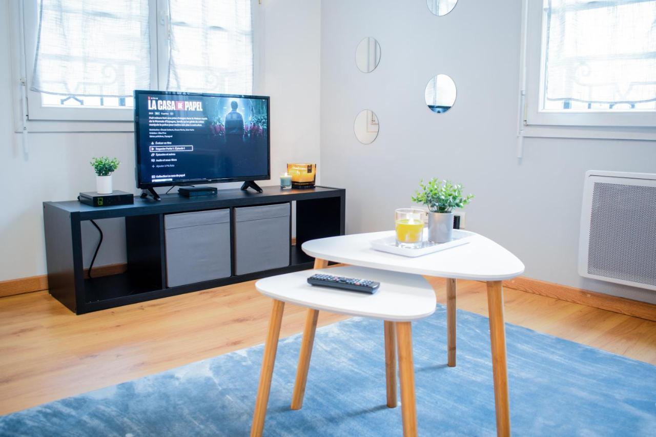 Apartament Le Retro Chic - T2 Haut Standing Au Coeur De Corbeil - 48 M2 Zewnętrze zdjęcie
