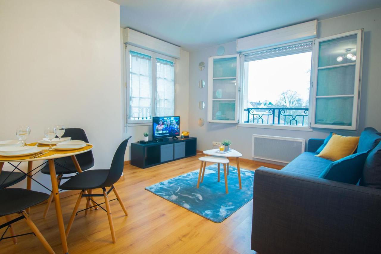 Apartament Le Retro Chic - T2 Haut Standing Au Coeur De Corbeil - 48 M2 Zewnętrze zdjęcie